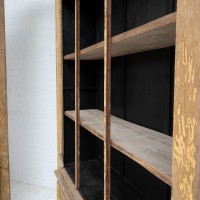 Paire d'imposantes bibliothèques en chêne