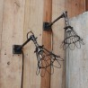 Pair of industrial wall lamp