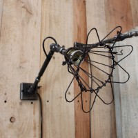 Pair of industrial wall lamp