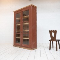 Two-door display cabinet, early 20th century