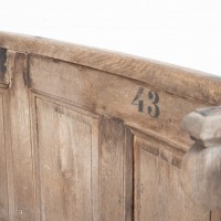Circular bench, 19th century