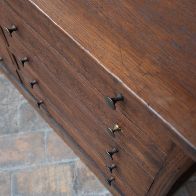 Double-sided oak island unit, 1920s