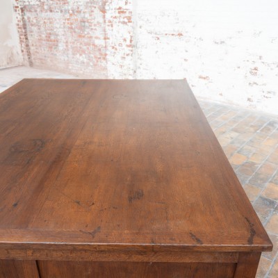 Double-sided oak island unit, 1920s