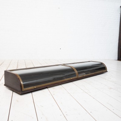 Impressive brass display cabinet, 1920s