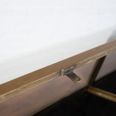 Impressive brass display cabinet, 1920s