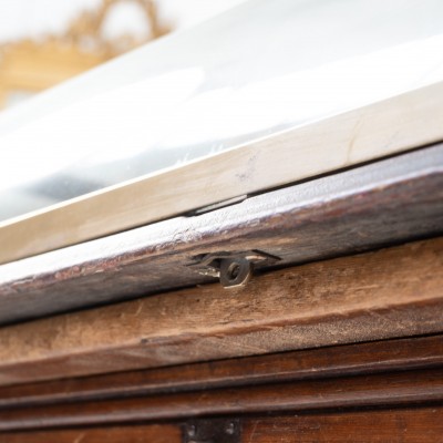 Impressive brass display cabinet, 1920s