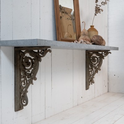 Large stone console table, 19th century