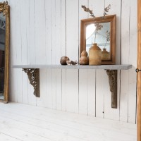 Large stone console table, 19th century