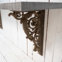 Large stone console table, 19th century
