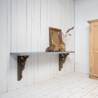 Large stone console table, 19th century