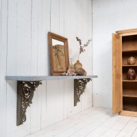 Large stone console table, 19th century