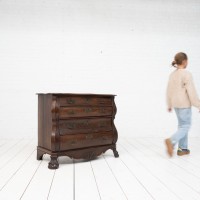 Commode Hollandaise en chêne, fin XIXème