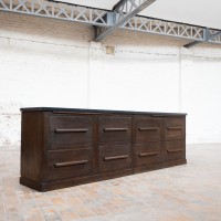 Grand meuble de métier à tiroirs, début XXème