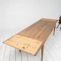 Grande table de ferme et ses allonges, début XXème