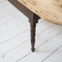 Grande table de communauté en bois, début XXème