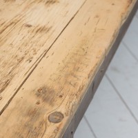 Grande table de communauté en bois, début XXème