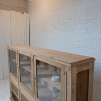 Ancienne vitrine en chêne 6 portes