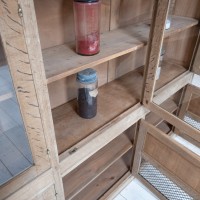 Ancienne vitrine en chêne 6 portes