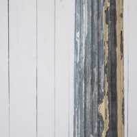 Paire de colonnes en zinc, XIXème