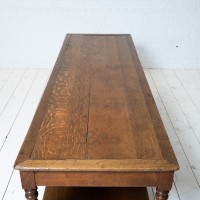 Early 20th century oak draper's table