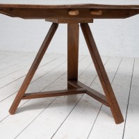 Ancienne table ronde de vigneron, fin XIXème