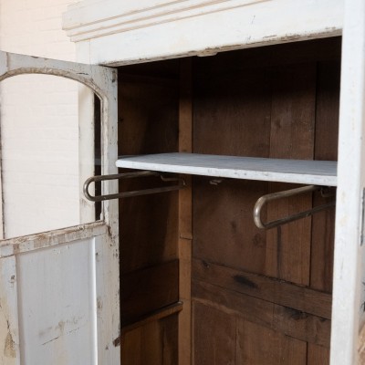 Armoire / penderie 2 portes en bois, début XXème