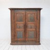 Wooden cabinet polychrome decoration, 19th