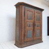 Wooden cabinet polychrome decoration, 19th