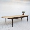 Grande table de communauté en bois, début XXème