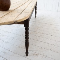 Large wooden community table, early 20th century