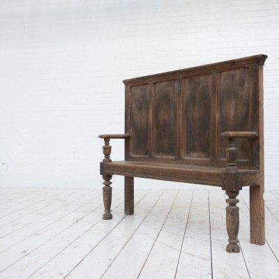 Ancien banc en bois, début XXème