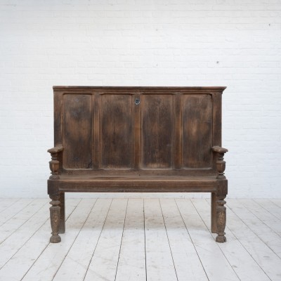 Ancien banc en bois, début XXème