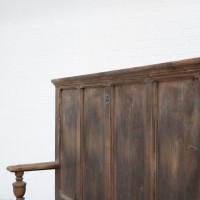 Antique wooden bench, early 20th century