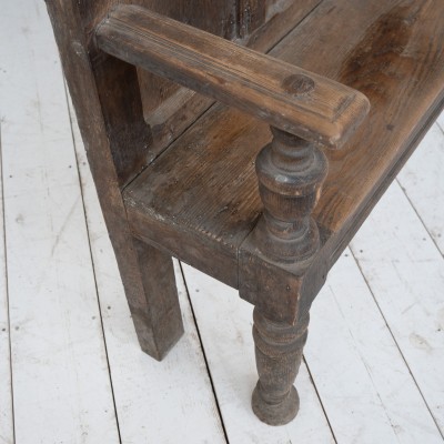 Ancien banc en bois, début XXème