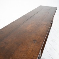 Grande table de drapier en chêne, début XXème