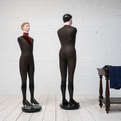 Rare ensemble de mannequins de présentation Stockman Paris, 1890