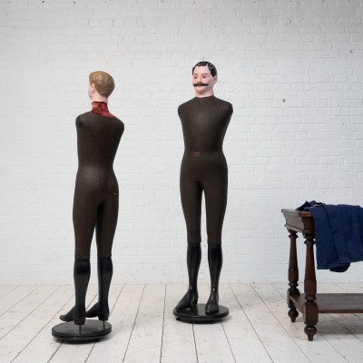 Rare ensemble de mannequins de présentation Stockman Paris, 1890