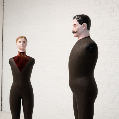 Rare ensemble de mannequins de présentation Stockman Paris, 1890