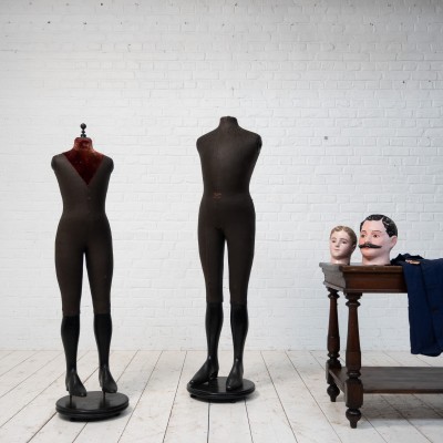 Rare ensemble de mannequins de présentation Stockman Paris, 1890