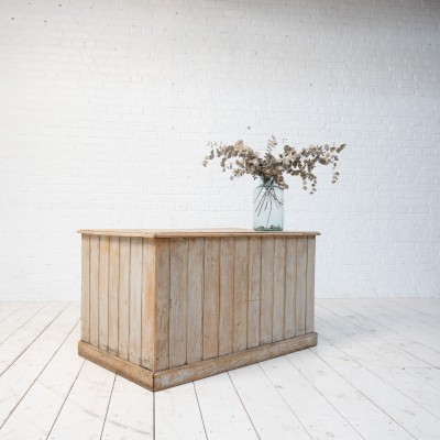 Wooden drugstore counter, 1920
