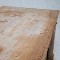 Wooden drugstore counter, 1920