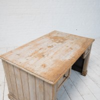 Wooden drugstore counter, 1920