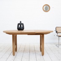 GUILLERME ET CHAMBRON oak dining table