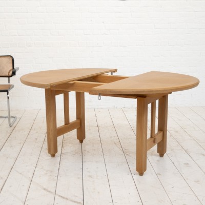 GUILLERME ET CHAMBRON oak dining table