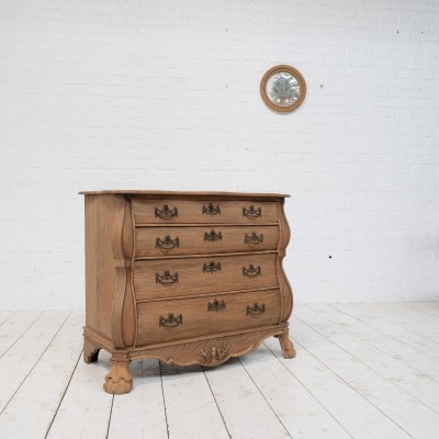 Commode Hollandaise en chêne, fin XIXème