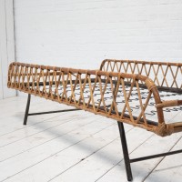 1 to 2 rattan beds, France 1960