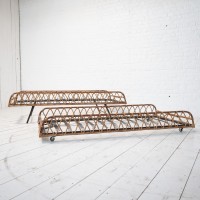 1 to 2 rattan beds, France 1960