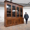 Spectacular walnut bookcase, France 19th century