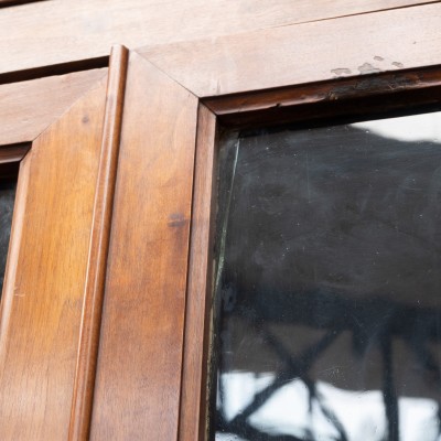 Spectacular walnut bookcase, France 19th century