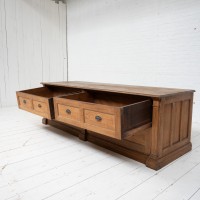 French Oak Haberdashery Cabinet, C.1920